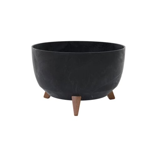 Siena Garden OSLO STONE LA881-71 posuda za biljke polipropilen betonska optika boja, crna Cijene