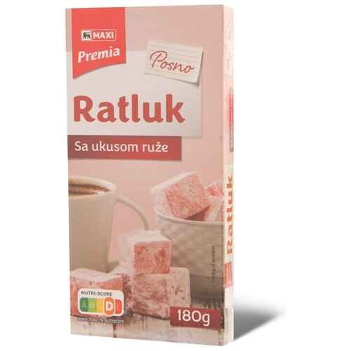 Maxi Ratluk sa ukusom ruze 180g Cene