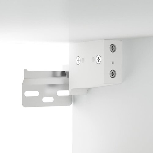  Zidni ormarići 2 kom bijeli 100x36,5x35 cm konstruirano drvo Slike
