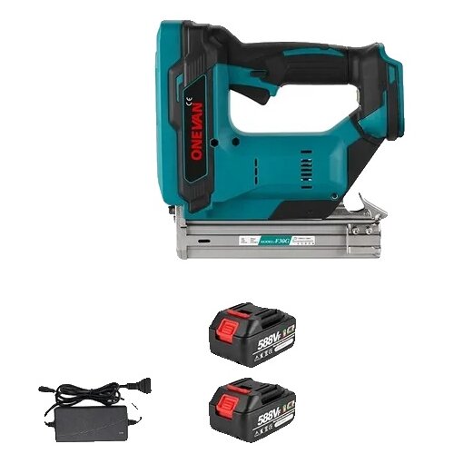SupplySwap Električni pnevmatski pi&scaron;tol, brezkrtačni motor, združljiv z Makita 18V baterijo, 2 bateriji EU vtič, (5000210109) Cene