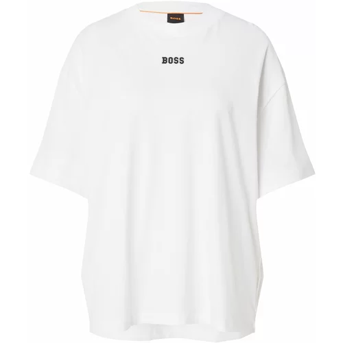 BOSS Orange Široka majica crna / bijela