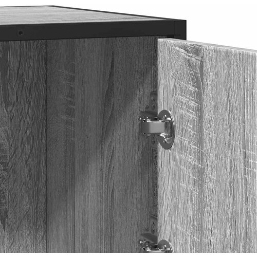  Komoda boja hrasta sonome 68x35x76 cm konstruirano drvo Siva Slike