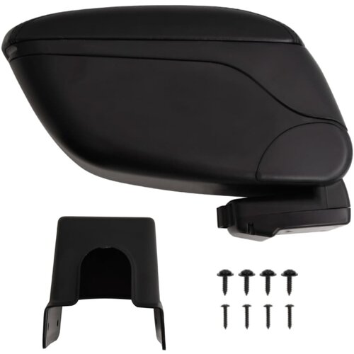 VidaXL Naslon za ruke za automobil crni 13x31x(31-44) cm ABS Slike