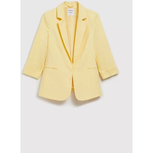 Moodo Women&amp;#039;s blazer - light yellow Slike