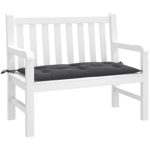VidaXL Jastuci za vrtnu klupu pro&amp;scaron;arano antracit 100x50x7 cm tkanina Slike