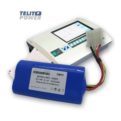  TelitPower baterija za Innomed HeartScreen 112d NiCd 8.4V 3000mAh 7/NC-3000-CR Panasonic Cadnica ( P-0817 ) Cene
