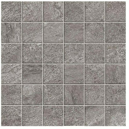 Regent mozaik pločica regent silver (30 x 30 cm, srebrnosive boje, mat) Slike