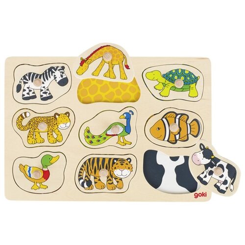 Goki puzzle životinje - Tko gdje pripada Slike