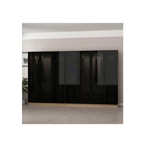 Hanah home Ormar Kale 315x210x52cm Siva Cene