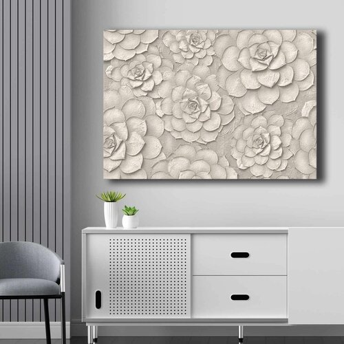 Wallity 70100NISC-017 beige decorative canvas painting Cene