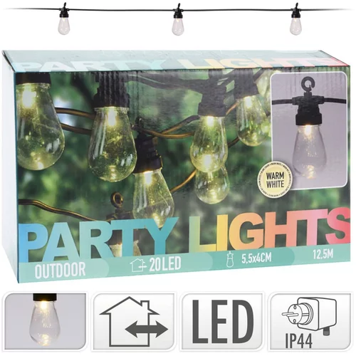 ProGarden set LED rasvjete za zabave 20 lampica 12 V