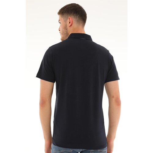 Dewberry DUAL SET T8582 MENS T-SHIRT-NAVY BLUE- BURGUNDY Cijene