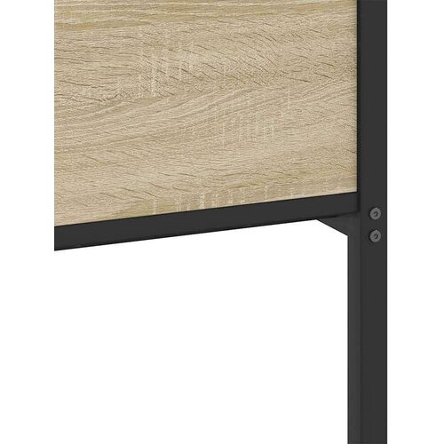 VidaXL Okvir kreveta bez madraca boja hrasta sonome 120x200 cm drveni Slike