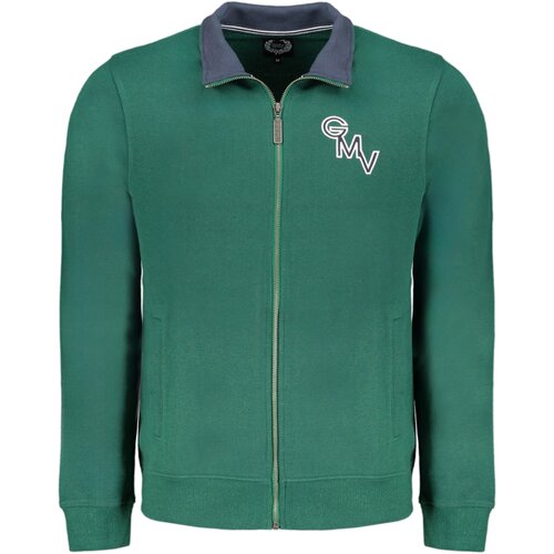 Gianmarco Venturi MEN&#39;S GREEN ZIP SWEATSHIRT Cene