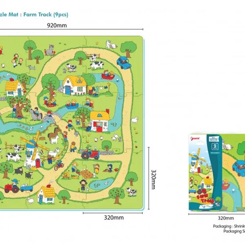 Sunta podne puzzle farmerska staza, 9 kom Cijene