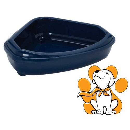 Moderna corner Tray + Rim Blue Berry, Ugaoni Otvoreni Toalet Sa Ramom, Plavi Cene