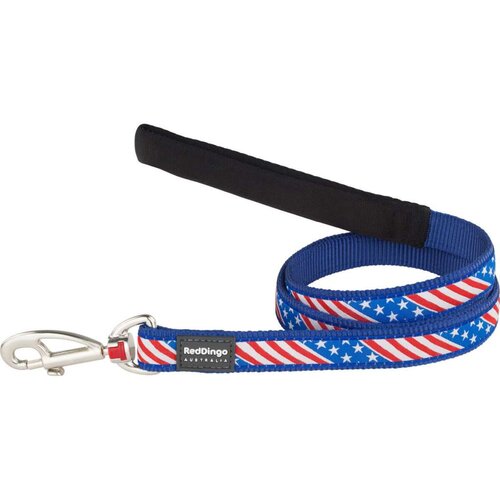 Povodac za pse Red Dingo US Flag 1 2 m Plava 1.2 x 120 cm Slike