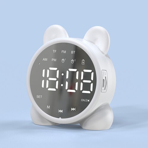 Generic Zvočnik, združljiv s tehnologijo Bluetooth, LCD, digitalni zaslon, budilka, časovnik za spanje, otroška budilka ob postelji, (21125786) Cene