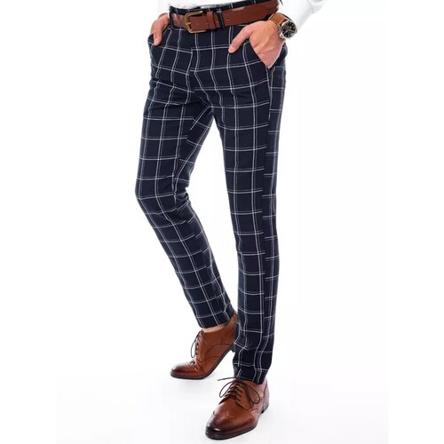 DStreet UX3690 navy blue men's chino trousers Cene