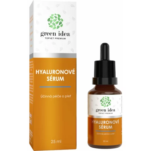 Green Idea Hyaluronic serum tretman za lice s aloe verom 25 ml
