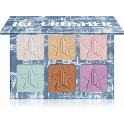 Jeffree Star Cosmetics Ice Crusher paleta osvetljevalcev 6x7 g