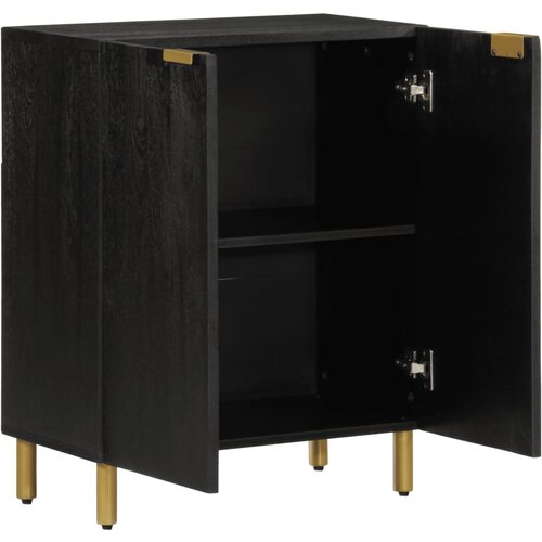 Maison Chic Komoda - Predalnik črn 60x33x75 cm inženirski les, (21716336) Slike