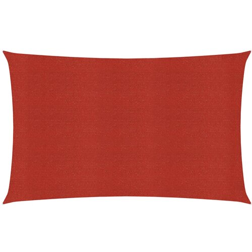 vidaXL Senčno jadro 160 g/m² rdeče 4x7 m HDPE, (20743098) Cene
