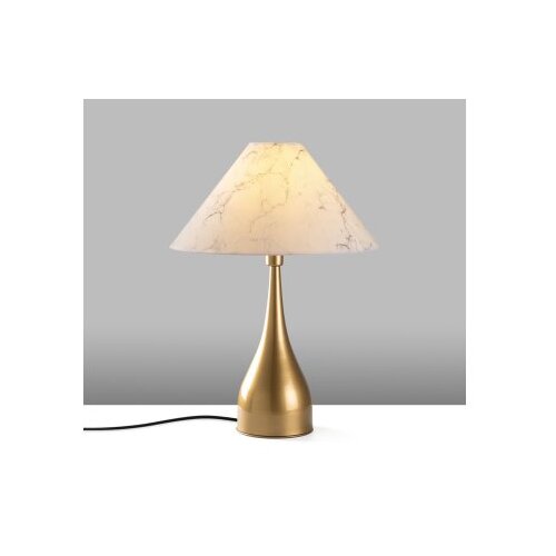 Opviq Stona lampa Luna-15275, 50x50x68 cm, IP20, Zlatno-bijela boja Slike