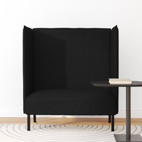 vidaXL visoka sofa Crna 109x56x121 cm Tkanina Cijene
