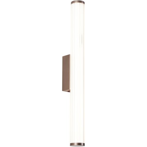 QAZQA Retro stenska svetilka bronasta 60cm vklj. LED IP44 - Coco Slike