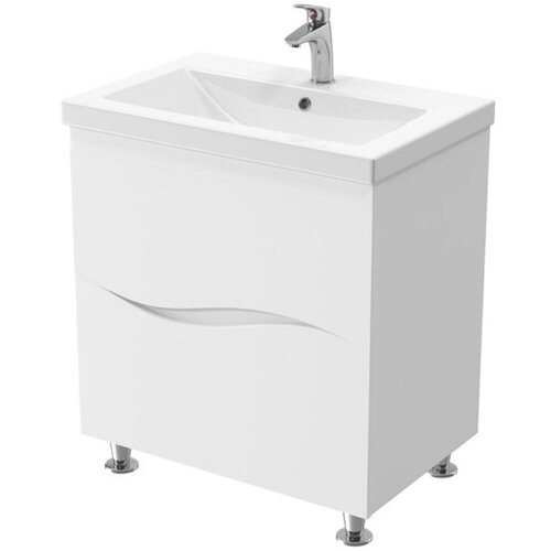 Aqua rodos talna omarica z umivalnikom, 70 cm ALFA 70 ALF70T Slike
