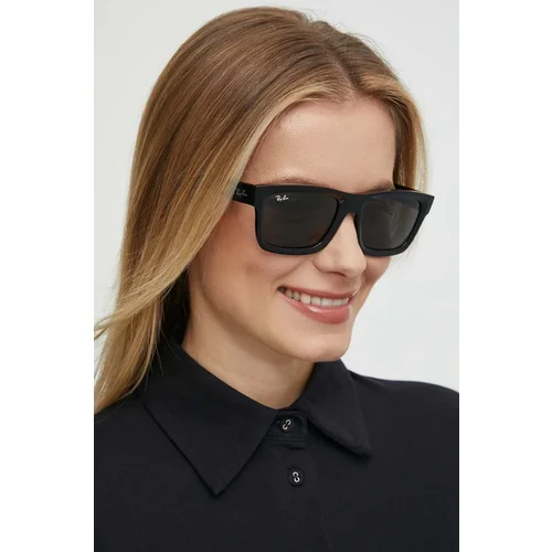 Ray-ban Sončna očala črna barva