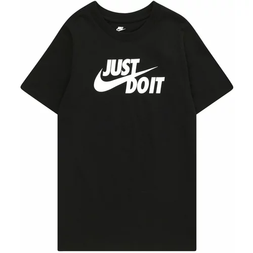 Nike Sportswear Majica 'JDI SWOOSH 2' crna / bijela