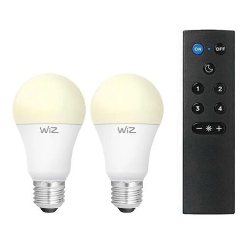 Wiz komplet 2x prigu&scaron;iva LED sijalica A60 E27/9W/230V 2700K Wi-Fi + daljinski upravljač Cene