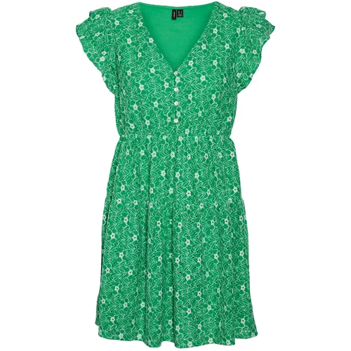 Vero Moda Haljina 'SONEY' zelena / bijela