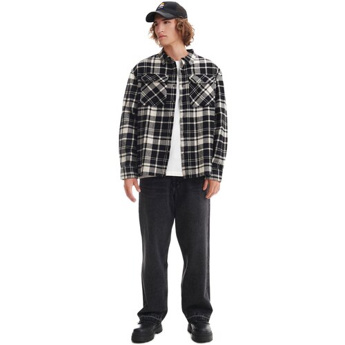 Cropp muška karirana košulja - Crna  4554W-99X Cijene
