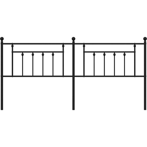  Metalno zamjensko uzglavlje crno 193 cm Slike