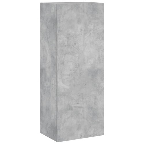 Maison Chic Stenska TV omarica - TV stojalo - Televizijska omarica betonsko siva 40,5x30x102 cm inženirski les, (21699748) Slike