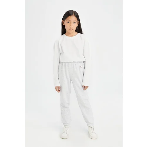 Defacto Girls Printed Jogger Sweatpants with Elastic Waistband and Legs