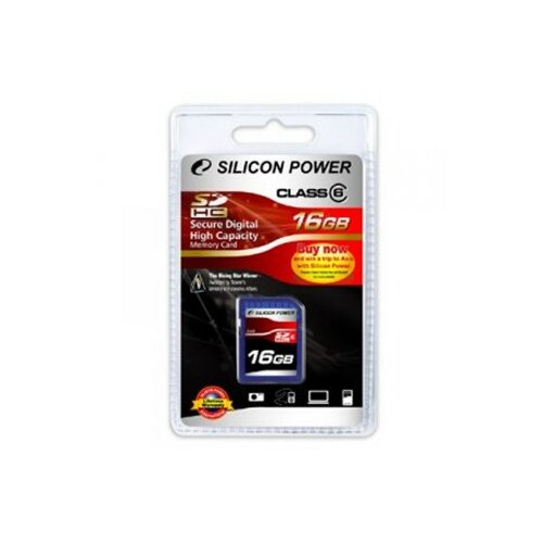 Silicon Power SD 16GB SDHC sp016gbsdh006v10 memorijska kartica Slike