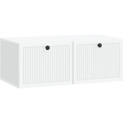 TV ormar za zid Bijela 78,5 x 41 x 30 cm Konstruirano drvo Slike