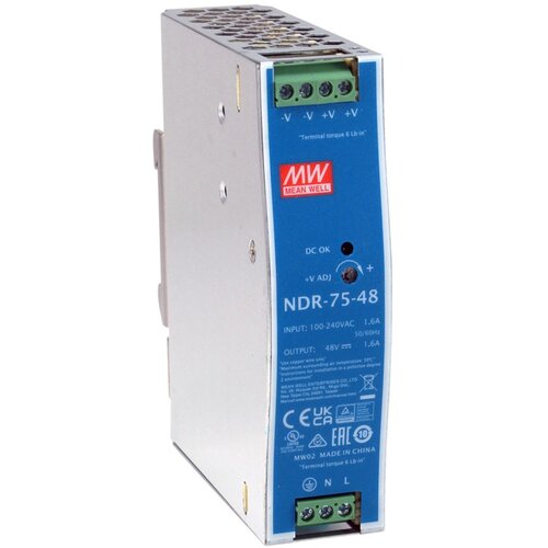  LevelOne 48V DC Industrial Power Supply, 75W, DIN-Rail,-20 ~ +70 ℃ Cijene