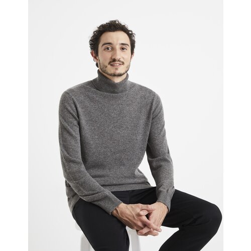 Celio Cashmere Sweater with Turtleneck Jehigh - Men Slike