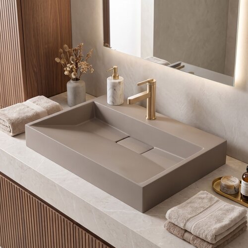 Rea Konglomeratni umivalnik GOYA 70CM Taupe Slike
