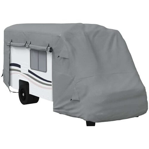 VidaXL Navlake za kamper sive 610x235x275 cm netkana tkanina Slike