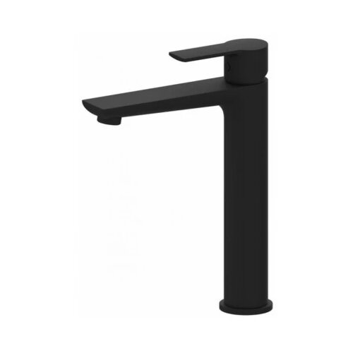 Minotti baterija za lavabo stela visoka mat crna Slike
