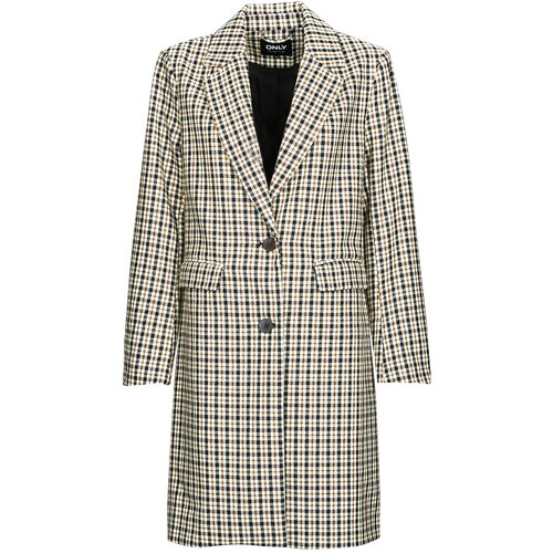 Only Pla&amp;scaron;či ONLNORMA ASTRID CHECK COAT CC OTW Večbarvna Slike