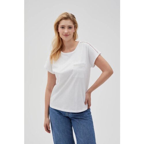 Marisse Women's T-Shirt L-Ts-4635 White Cene