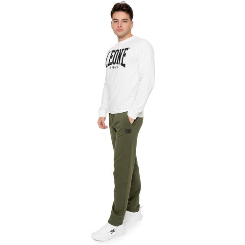 Leone 1947 Hlače Man Sweatpants Small Logo Kaki Slike