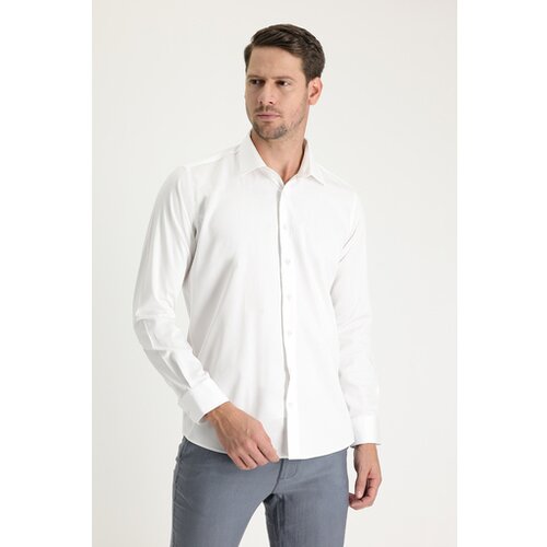 Kigili muška košulja casual slim fit bela 3373268 Cene